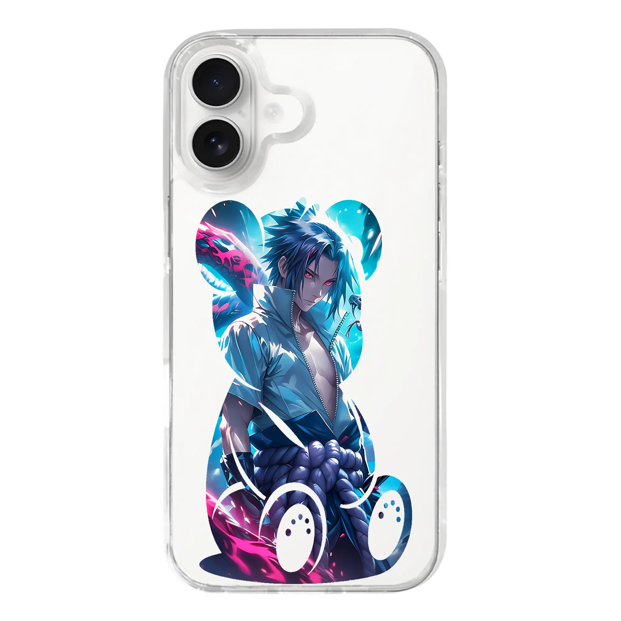 ナルト グッズ うちは サスケ - iPhone 17シリーズ 透明スマホケース – 薄型・耐衝撃・精密フィット保護カバー